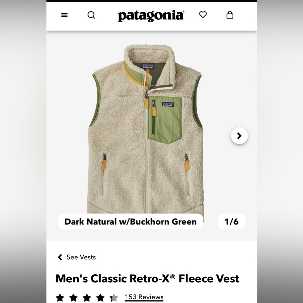 Patagonia Classic Retro-X Vest - XS